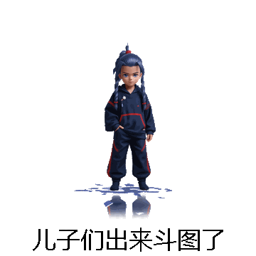儿子们出来斗图了微信表情包在线制作
