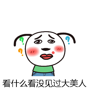看什么看没见过大美人微信表情包在线制作