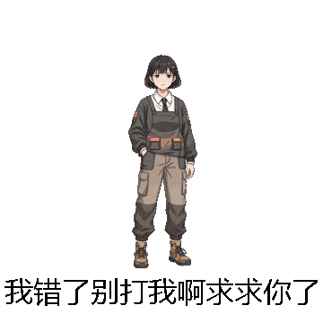 我错了别打我啊求求你了微信表情包在线制作